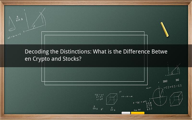 Decoding the Distinctions: What is the Difference Between Crypto and Stocks?