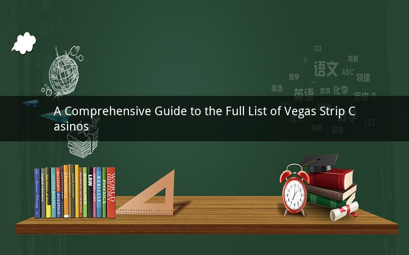 A Comprehensive Guide to the Full List of Vegas Strip Casinos