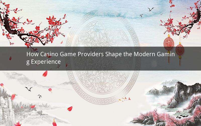 How Casino Game Providers Shape the Modern Gaming Experience