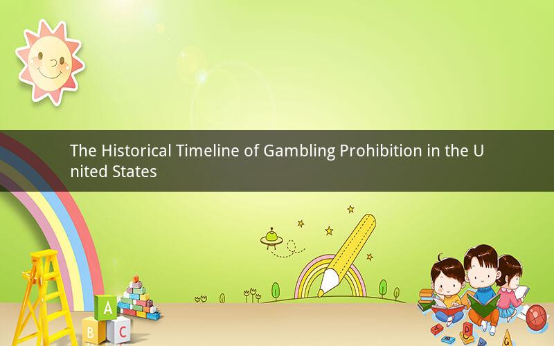 The Historical Timeline of Gambling Prohibition in the United States