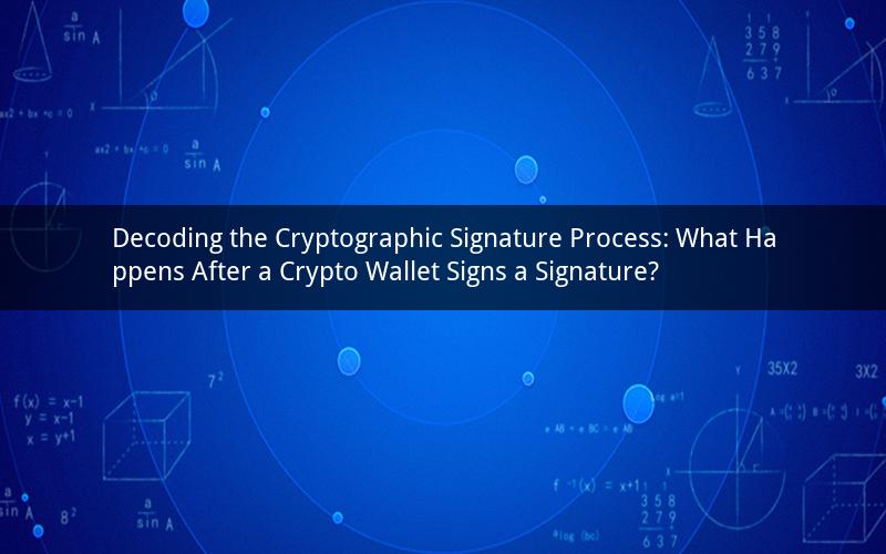 Decoding the Cryptographic Signature Process: What Happens After a Crypto Wallet Signs a Signature?