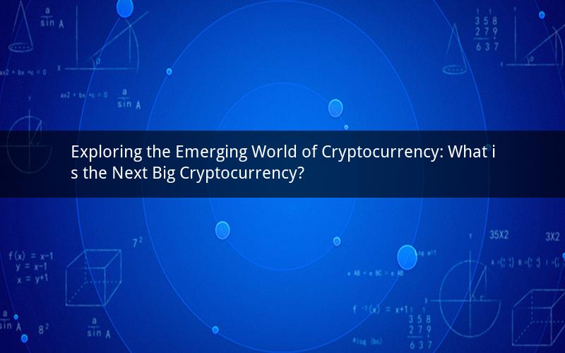 Exploring the Emerging World of Cryptocurrency: What is the Next Big Cryptocurrency?