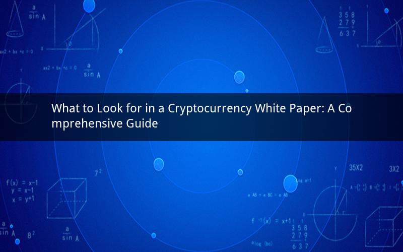 What to Look for in a Cryptocurrency White Paper: A Comprehensive Guide