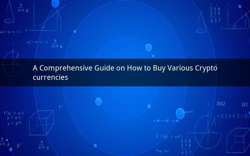 A Comprehensive Guide on How to Buy Various Cryptocurrencies